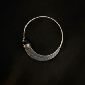 Silpada Silver and Black Textured Earrings